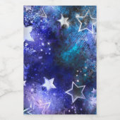 宇宙背景（星） フードラベル (シングルラベル)