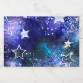 宇宙背景（星） フードラベル (シングルラベル)