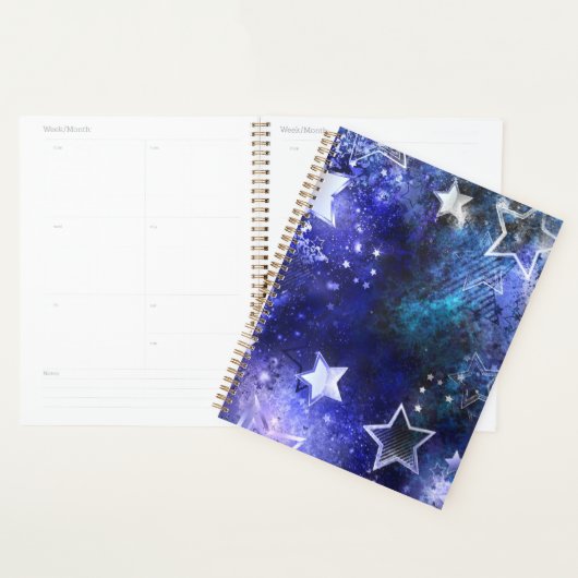 宇宙背景（星） プランナー手帳 (ディスプレー)