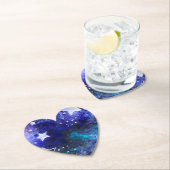 宇宙背景（星） ペーパーコースター (インサイチュ)