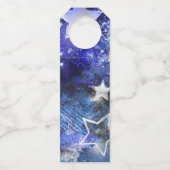 宇宙背景（星） ボトルネックタグ (裏面)