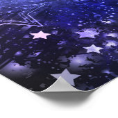 宇宙背景(星) ポスター (角)