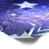 宇宙背景（星） ポスター (角)