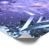 宇宙背景（星） ポスター (角)