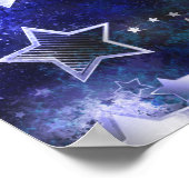 宇宙背景(星) ポスター (角)