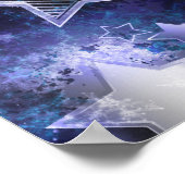 宇宙背景(星) ポスター (角)