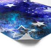 宇宙背景(星) ポスター (角)