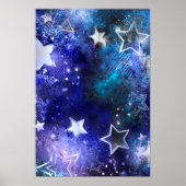 宇宙背景(星) ポスター (正面)