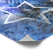 宇宙背景（星） ポスター (角)