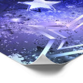 宇宙背景（星） ポスター (角)