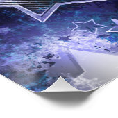 宇宙背景（星） ポスター (コーナー)