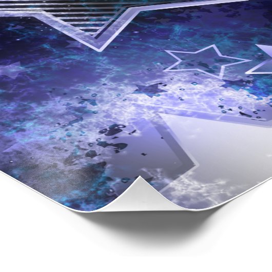 宇宙背景（星） ポスター (コーナー)