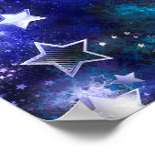 宇宙背景(星) ポスター (角)