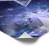 宇宙背景（星） ポスター (コーナー)