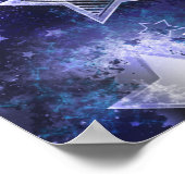 宇宙背景（星） ポスター (角)