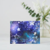 宇宙背景（星） ポストカード (スタンド正面)