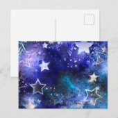 宇宙背景（星） ポストカード (正面/裏面)