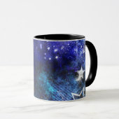 宇宙背景(星) マグカップ (正面右)
