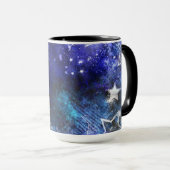 宇宙背景（星） マグカップ (正面右)