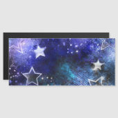 宇宙背景（星） マグネット招待状 (正面/裏面)