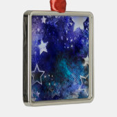 宇宙背景(星) メタルオーナメント (右)