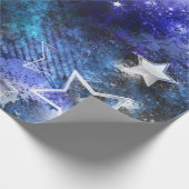 宇宙背景（星） ラッピングペーパー (角)