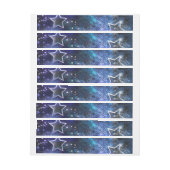 宇宙背景（星） ラップアラウンドラベル (シート)