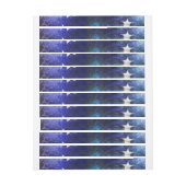 宇宙背景（星） ラップアラウンドラベル (シート)