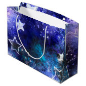 宇宙背景（星） ラージペーパーバッグ (裏面アングル)