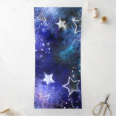 宇宙背景（星） 三つ折りカード (内部)