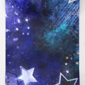 宇宙背景（星） 三つ折りカード (内部中)