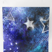 宇宙背景（星） 三つ折りプログラム (内部最初)