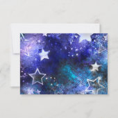 宇宙背景（星） 出欠カード (正面)