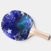 宇宙背景（星） 卓球ラケット (横)