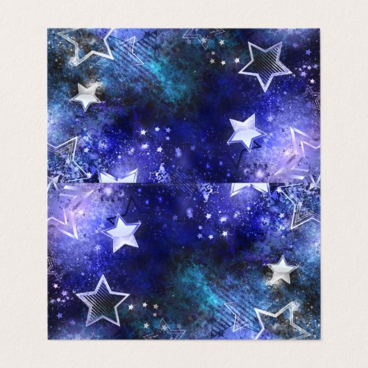 宇宙背景（星） 名刺 (外部フラット)