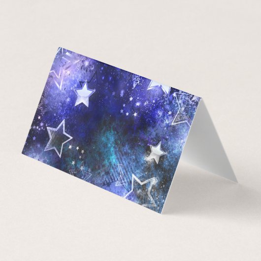 宇宙背景（星） 名刺 (裏面)