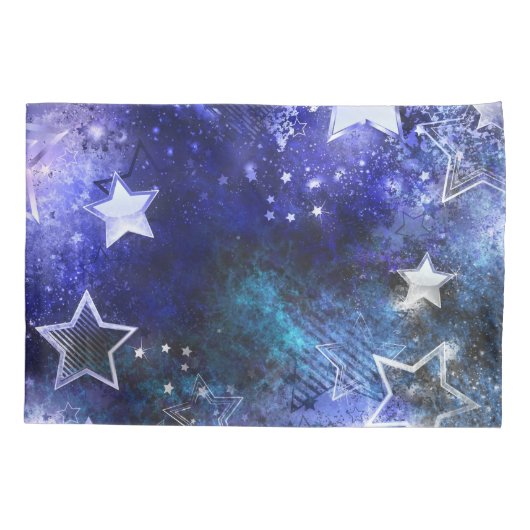 宇宙背景（星） 枕カバー (裏面-左)
