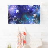 宇宙背景（星） 横断幕 (インサイチュ)