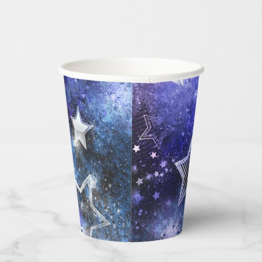 宇宙背景（星） 紙コップ (右)