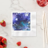 宇宙背景（星） 縁ありカクテルナプキン (インサイチュ)