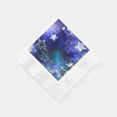 宇宙背景（星） 縁ありカクテルナプキン (角)