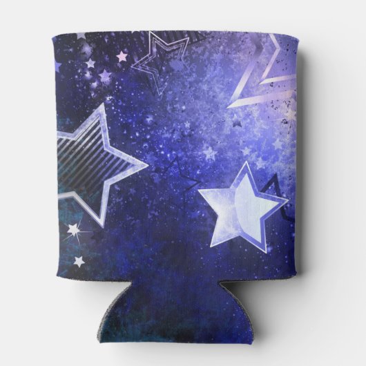 宇宙背景（星） 缶クーラー (裏面)