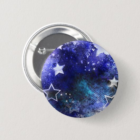 宇宙背景（星） 缶バッジ (正面&裏面)