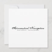 宇宙航法 – ミニプリント (裏面)