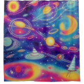 宇宙航海 シャワーカーテン (正面)