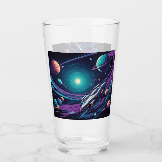 宇宙航海 タンブラーグラス (正面)