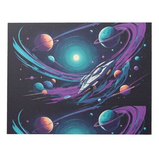 宇宙航海 ノートパッド (正面)