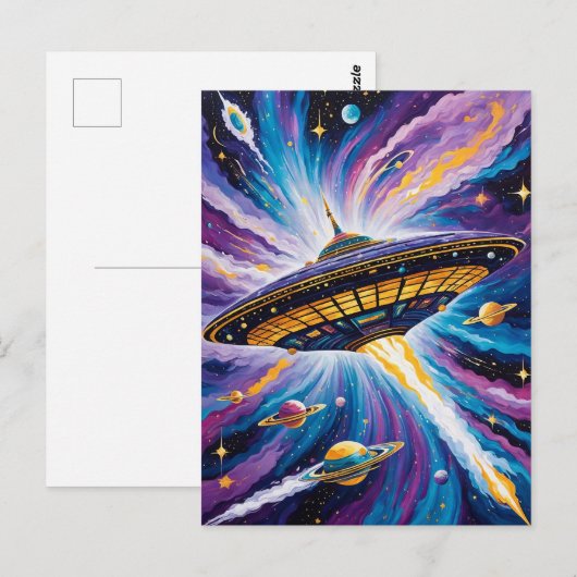 宇宙航海 ポストカード (正面/裏面)