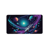 宇宙航海 ラベル (正面)