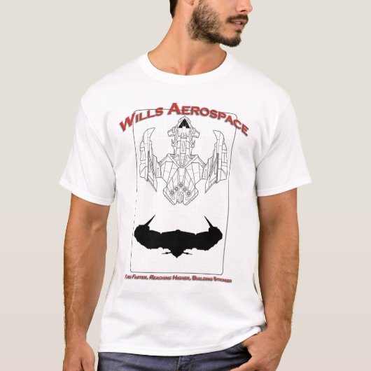 宇宙航空意志 Tシャツ (正面)